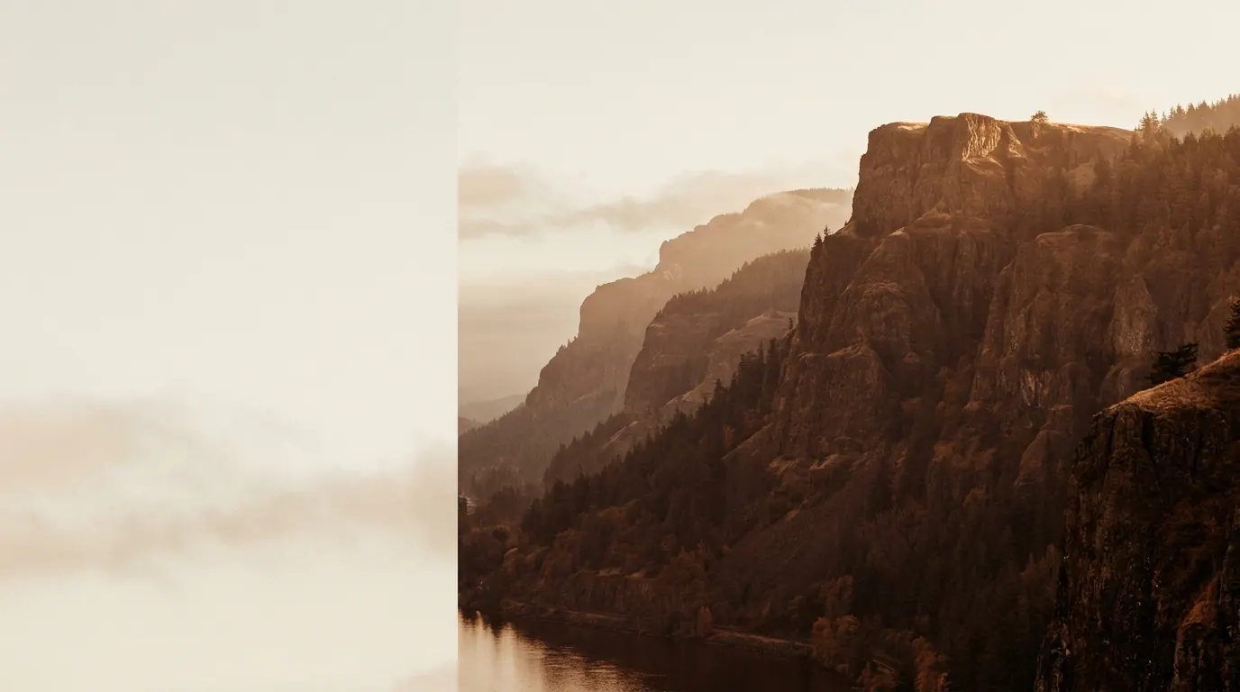 Deeper-toned atmospheric photograph — AI Partnership retainer